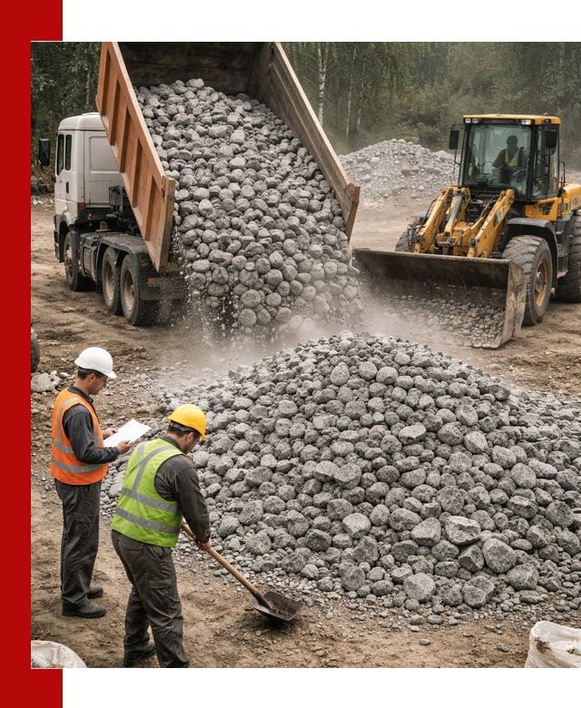 Гранитный щебень фракция 70-150 доставка в Ахтубинске