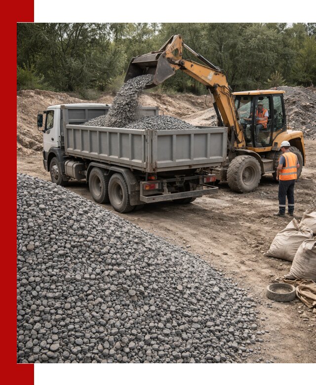 Доставка гравийного щебня в Ахтубинске оптом и в розницу