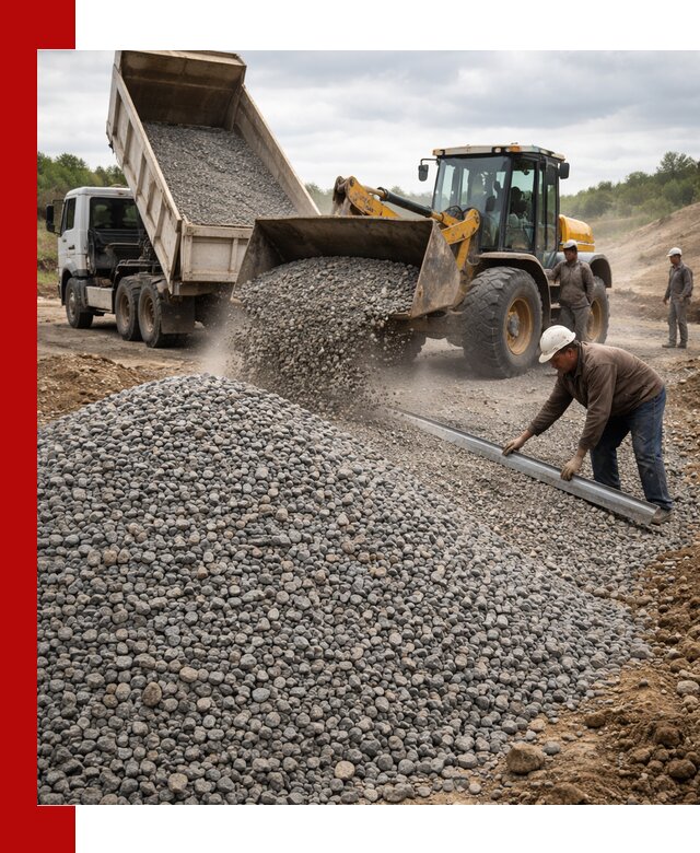 Гравийный щебень фракция 5-20 с доставкой в Ахтубинске