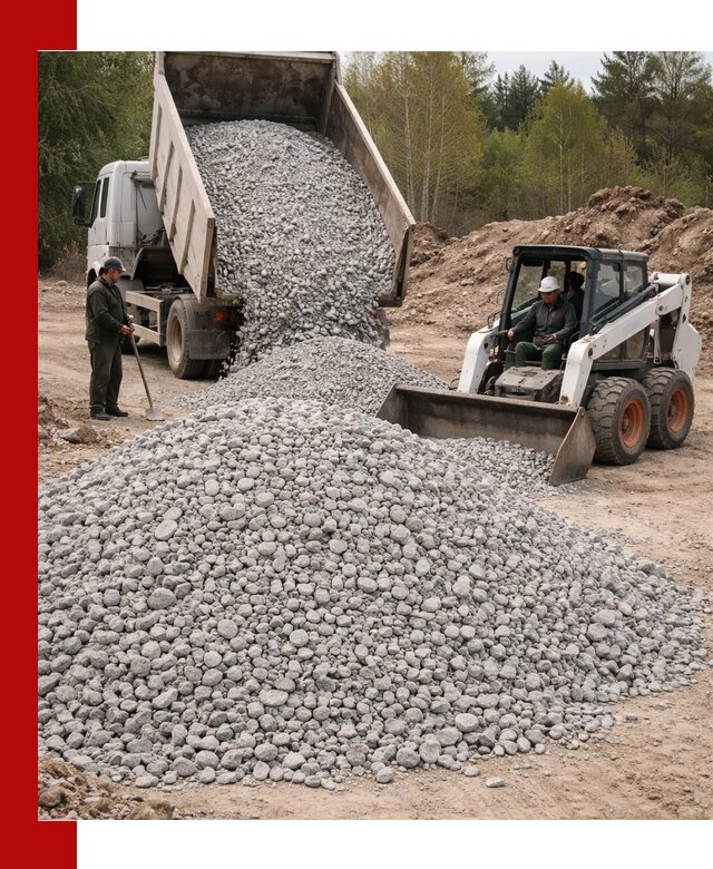 Доставка доломитового щебня в Ахтубинске напрямую от карьера