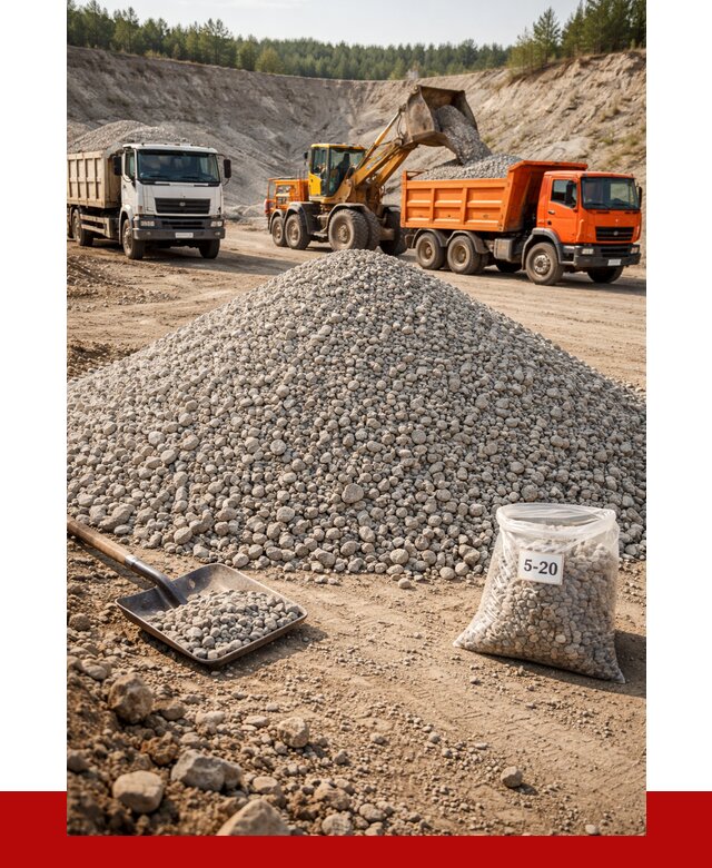 Доломитовый щебень фр. 5-20 в Ахтубинске от 4349 р. | ПРОНЕРУДХтб