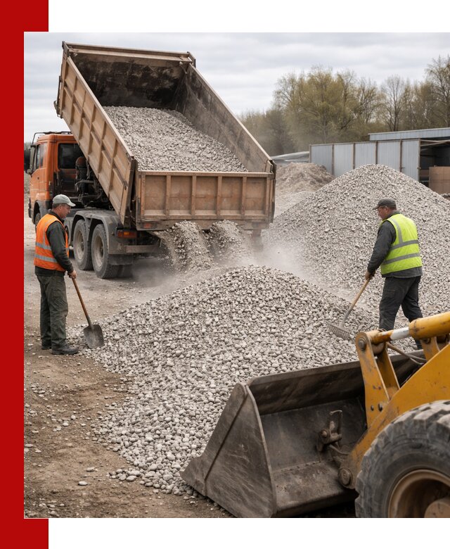 Доломитовый щебень фракции 5-20 с доставкой в Ахтубинске