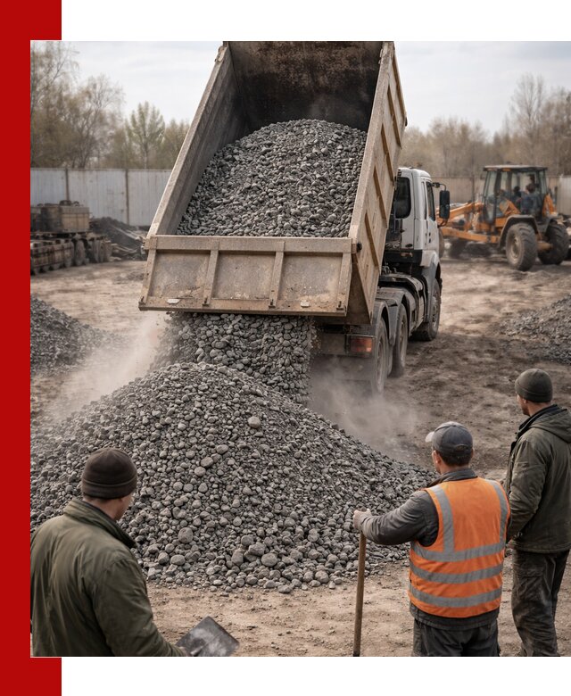 Доставка шлакового щебня в удобные сроки по выгодной цене в Ахтубинске