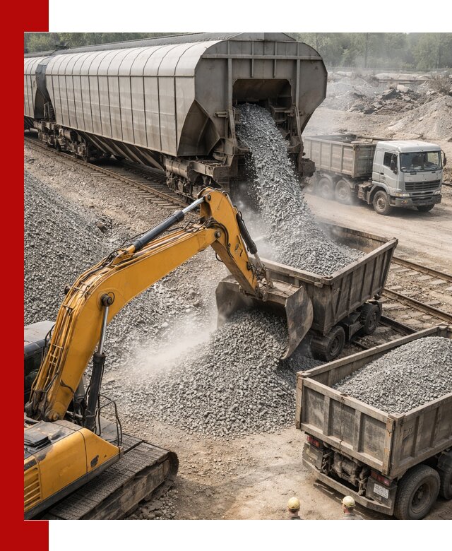 Доставка железнодорожного щебня в Ахтубинске крупными партиями быстрого отгруза