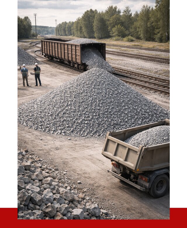 Железнодорожный щебень 20-60 в Ахтубинске от 1760 р. | ПРОНЕРУДХтб