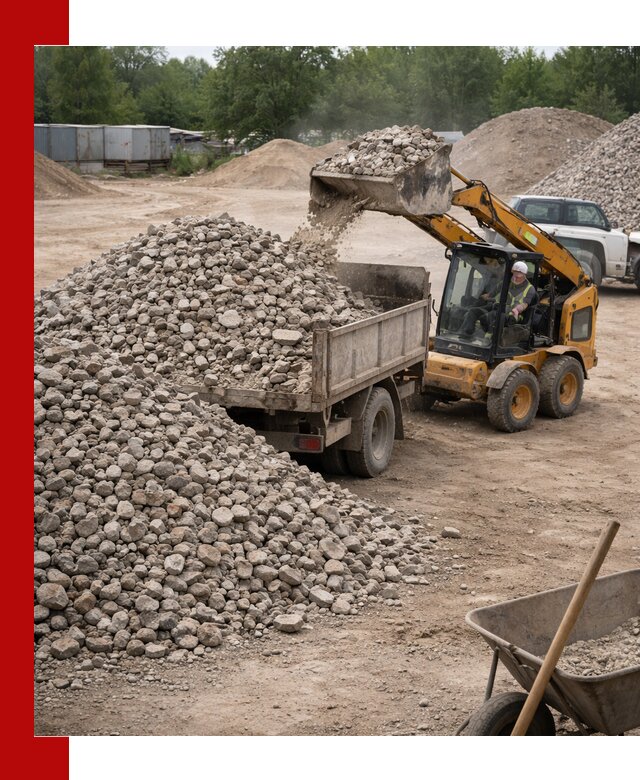 Доставка вторичного щебня в Ахтубинске для строительных работ