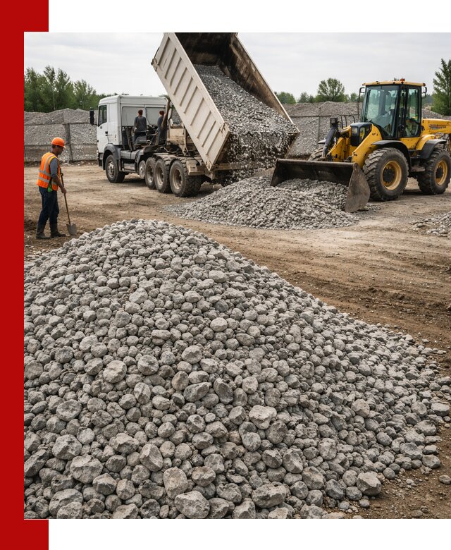 Доставка бетонного щебня фракции 40-70 в Ахтубинске