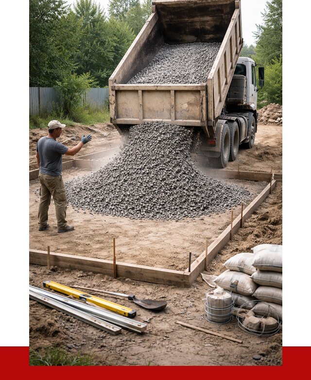 Купить щебень для фундамента в Ахтубинске от 4660 р. | ПРОНЕРУДХтб