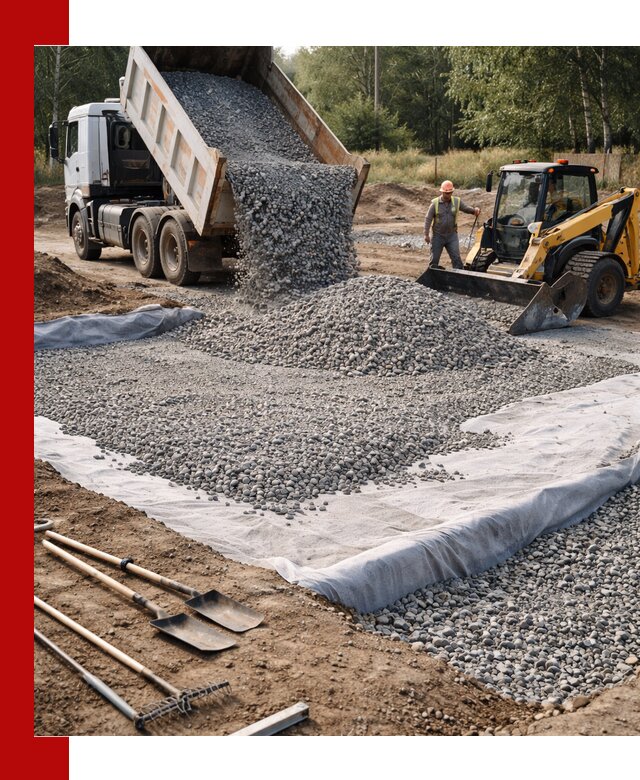 Щебень для фундамента с доставкой в Ахтубинске