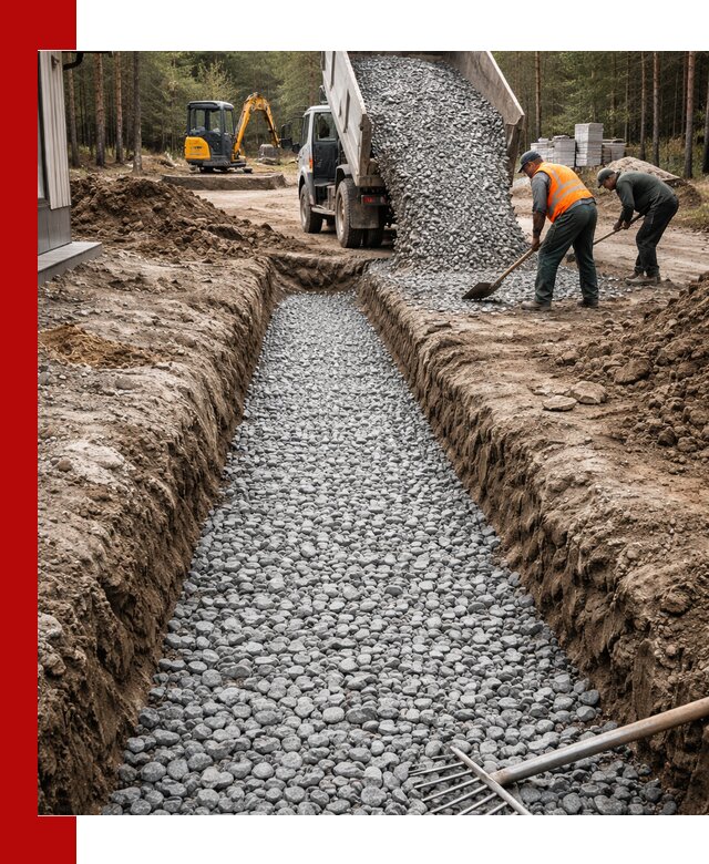 Щебень для дренажа с доставкой в Ахтубинске высокого качества