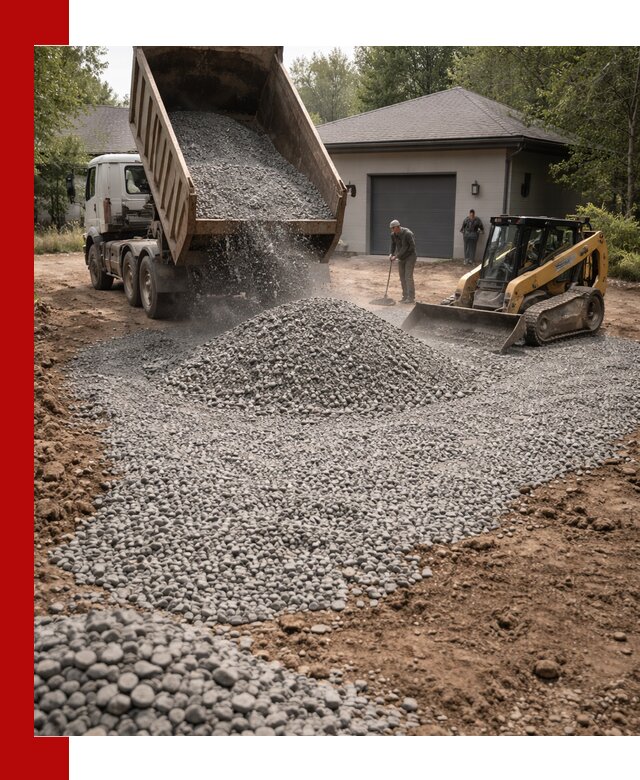 Щебень для парковки в Ахтубинске: доставка и укладка качественного материала