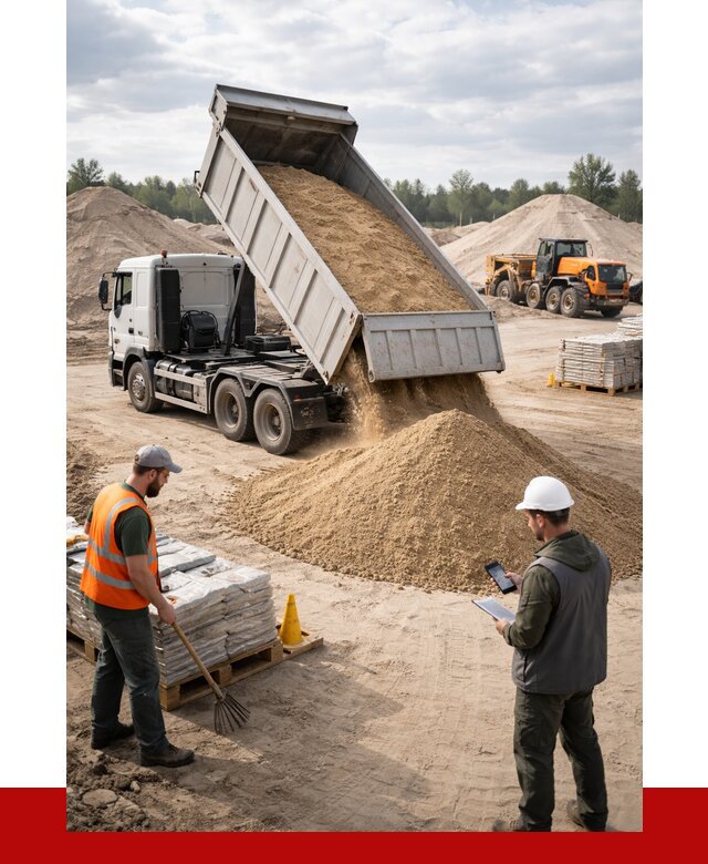 Карьерный песок с доставкой в Ахтубинске от 3728 р. ПРОНЕРУДХтб