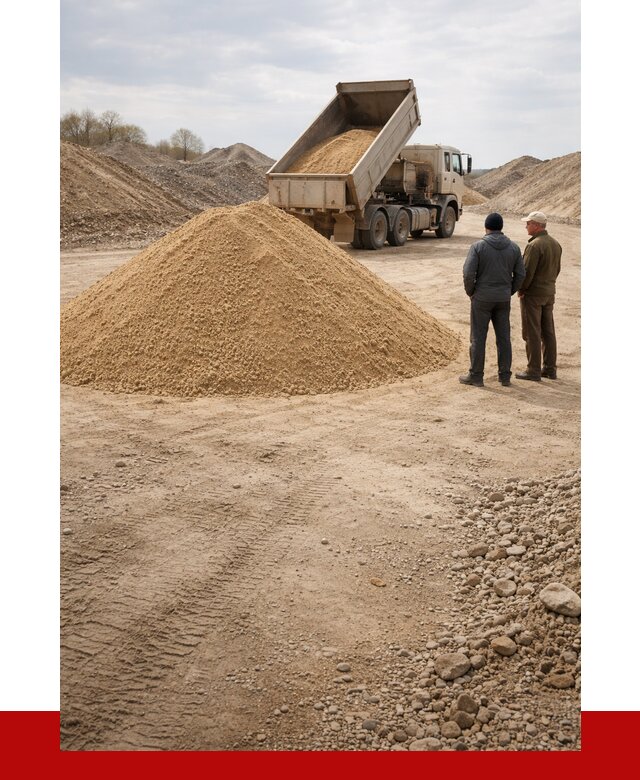 Карьерный песок крупнозернистый в Ахтубинске от 8802 р | ПРОНЕРУДХтб