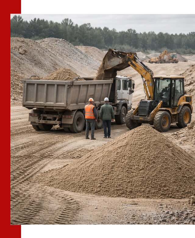 Карьерный среднезернистый песок с доставкой в Ахтубинске