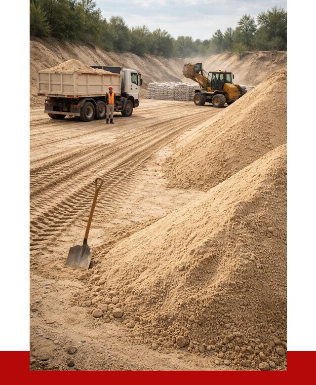 Карьерный песок мелкозернистый в Ахтубинске от 9320 р. | ПРОНЕРУДХтб