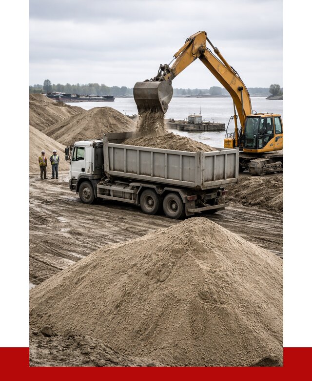 Купить речной песок навалом в Ахтубинске от 1864 р., ПРОНЕРУДХтб