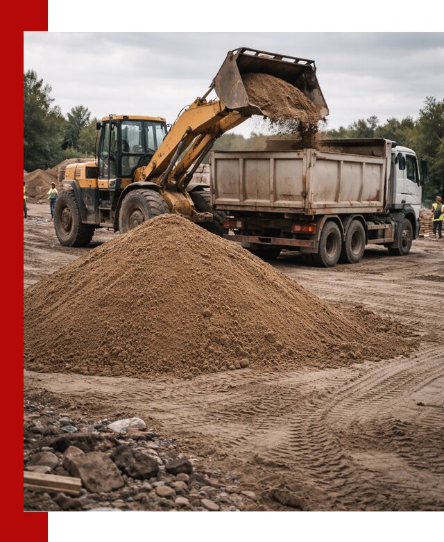 Доставка речного песка навалом в Ахтубинске быстро и выгодно