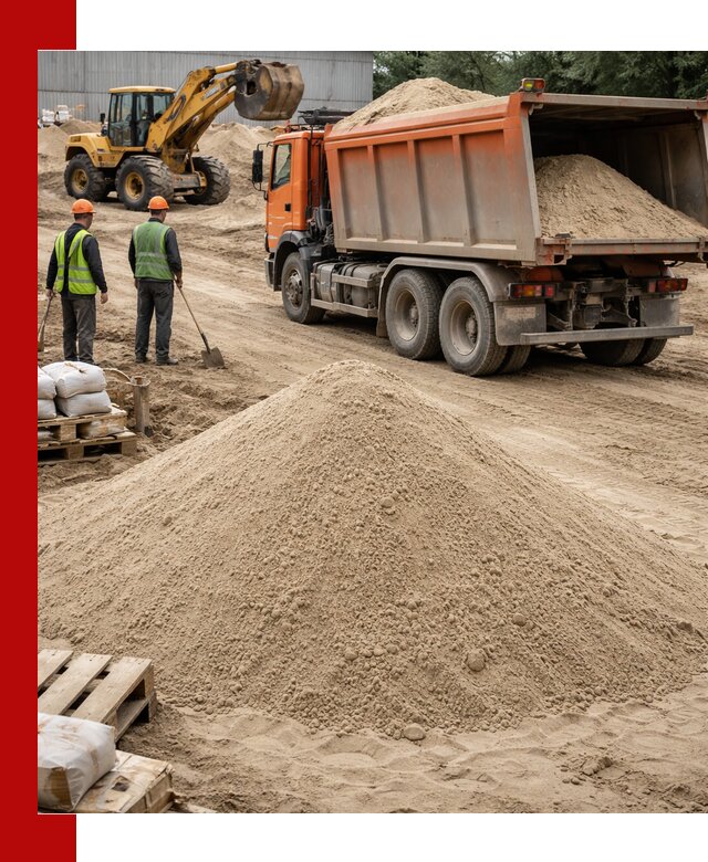 Доставка и продажа мытого речного песка в Ахтубинске