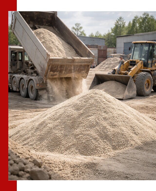 Кварцевый песок с доставкой в Ахтубинске для строительных работ