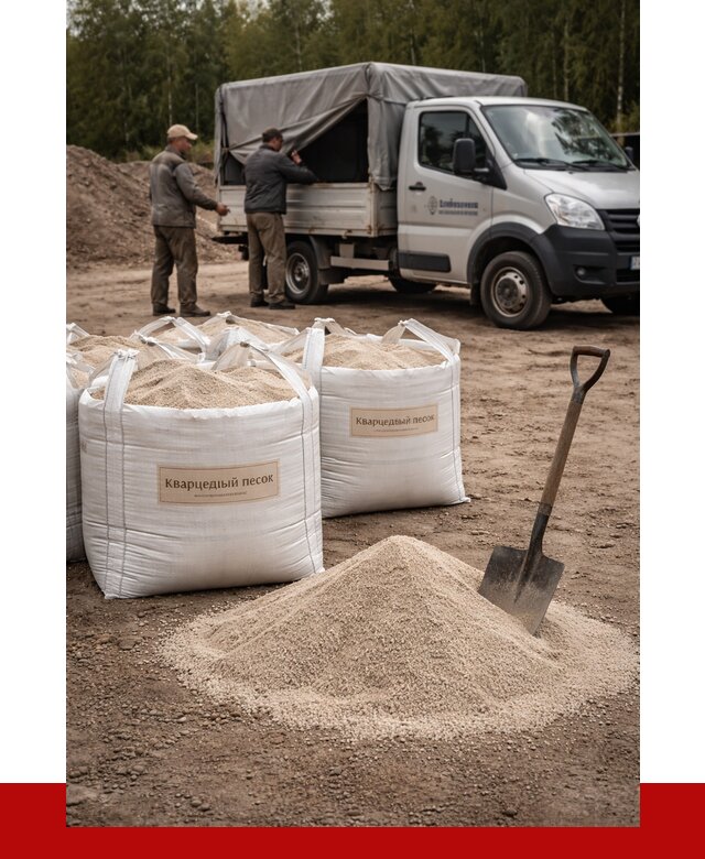 Кварцевый песок для пескоструя в Ахтубинске от 4660 р. | ПРОНЕРУДХтб