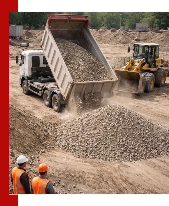 Щебень с песком (ЩГПС С2) с доставкой в Ахтубинске