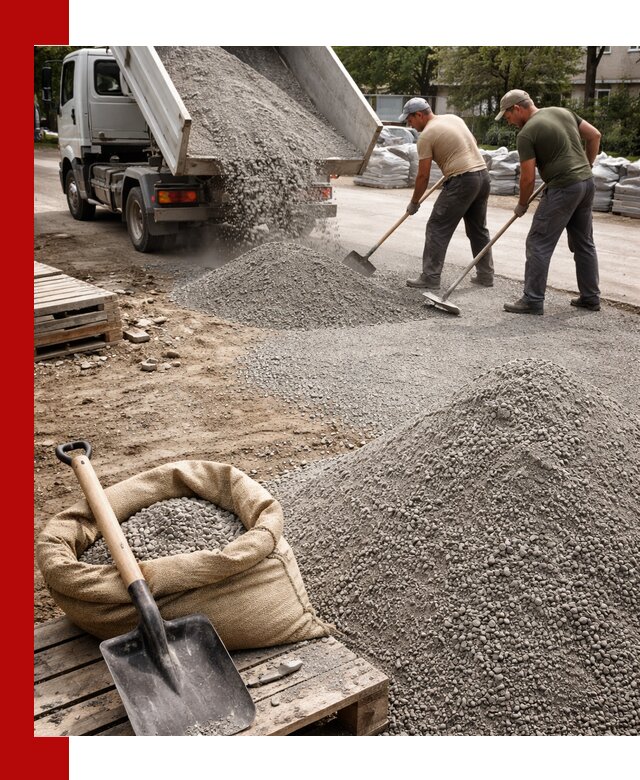 Отсев для тротуарной плитки в Ахтубинске — доставка и укладка