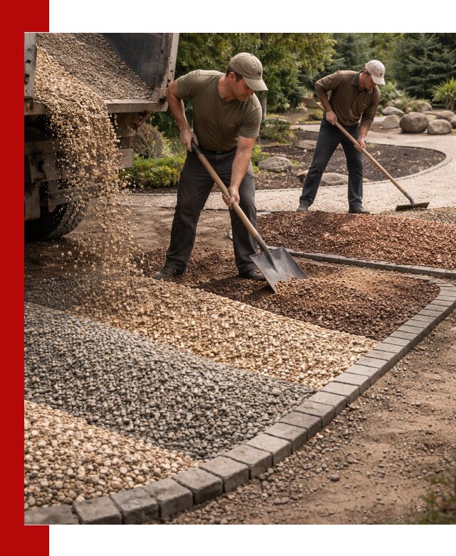 Декоративная крошка для ландшафта в Ахтубинске — продажа и доставка