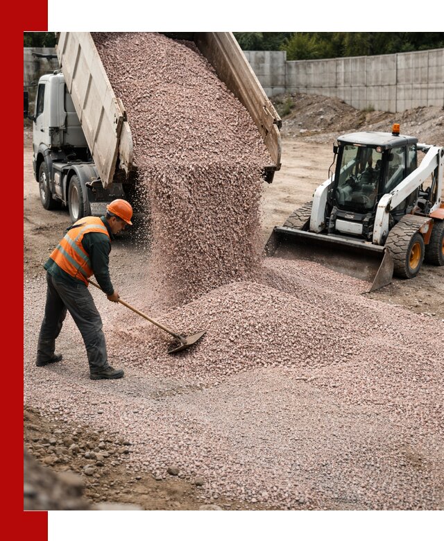 Крошка розовый гранит с доставкой в Ахтубинске от производителя