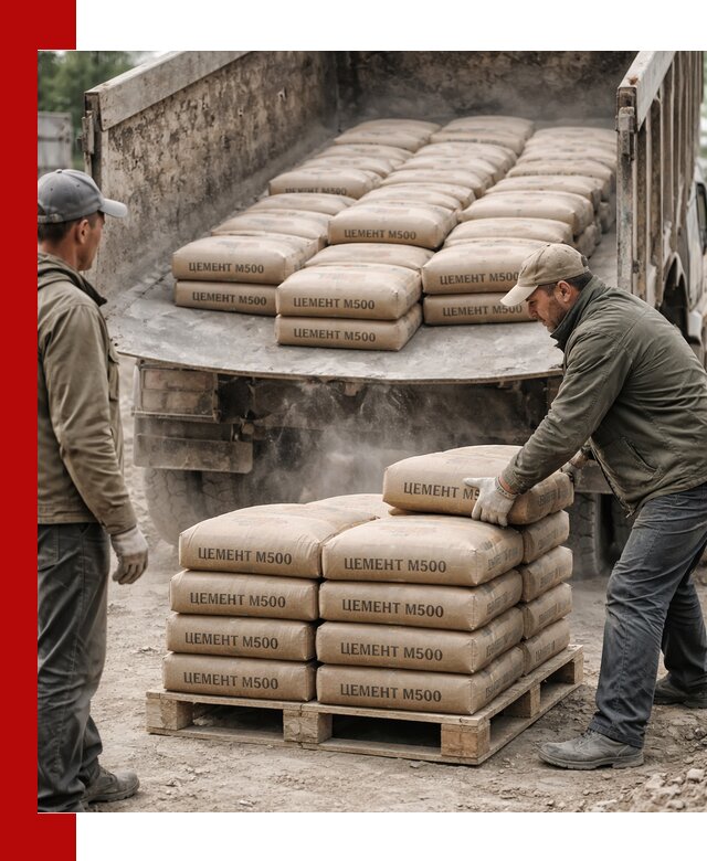 Цемент М500 с доставкой самосвалом в Ахтубинске