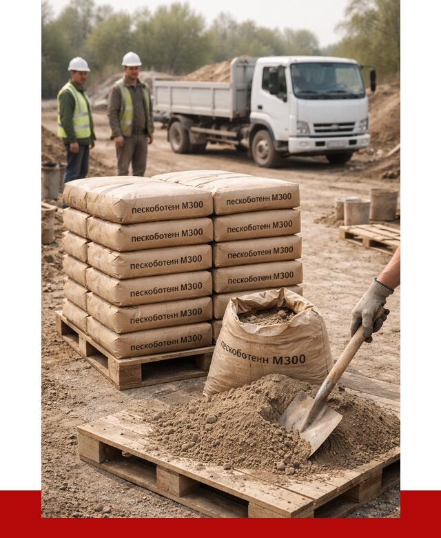 Пескобетон М300 в Ахтубинске с доставкой от 4815 р. за куб | ПРОНЕРУДХтб