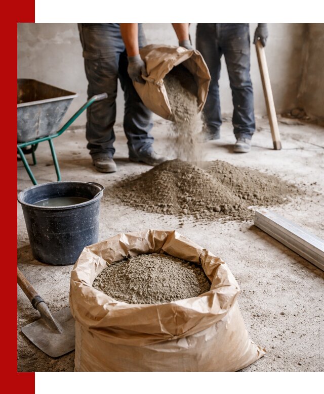 Доставка сухой смеси для стяжки в Ахтубинске