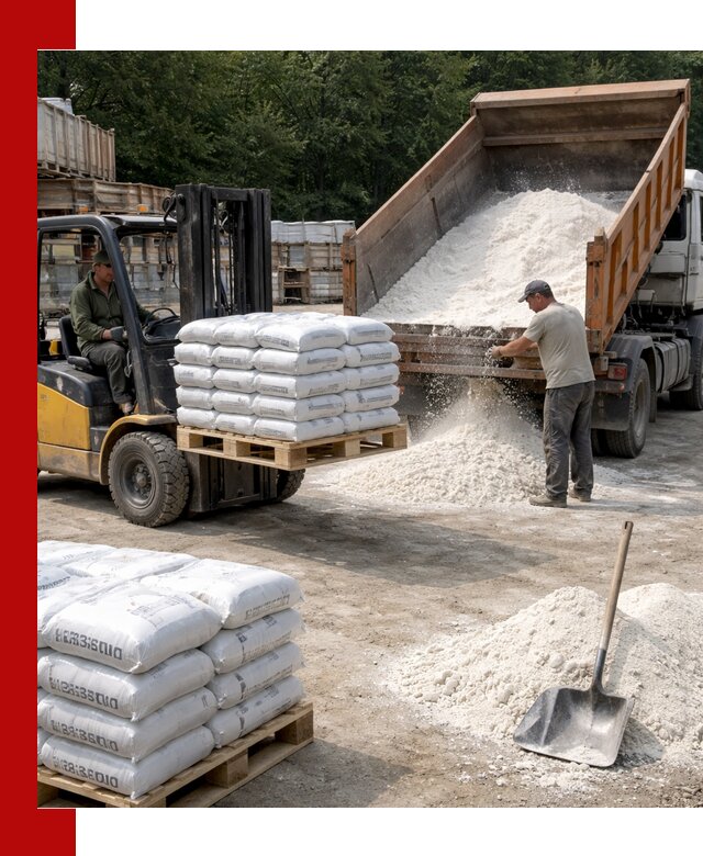 Доставка строительной извести оптом и в розницу в Ахтубинске