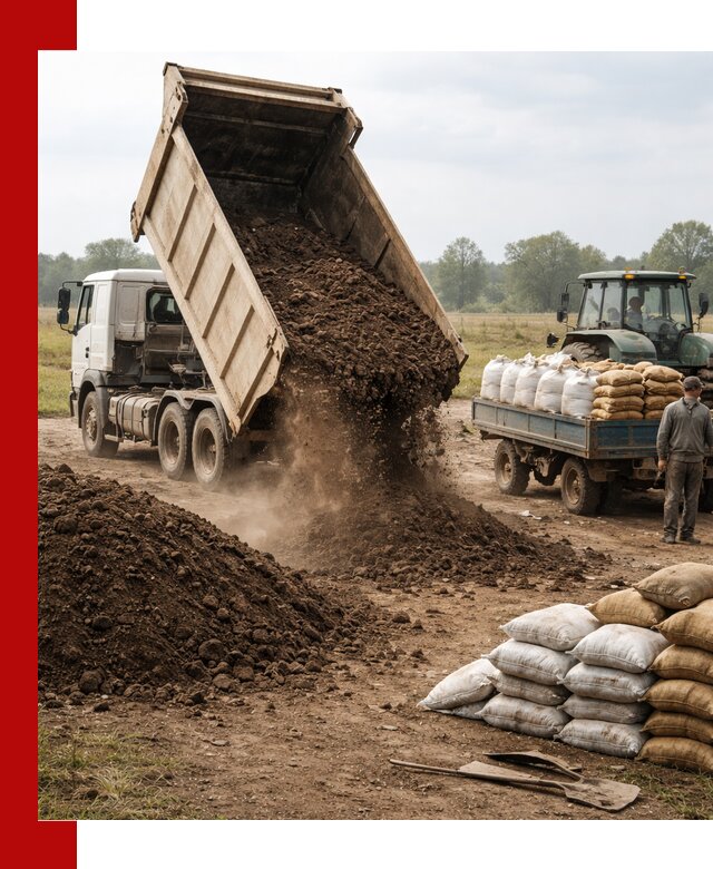 Доставка грунта и удобрений оптом в Ахтубинске для сельхоз и строительства
