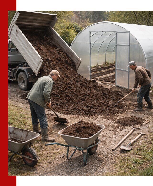 Грунт для теплицы с доставкой в Ахтубинске — плодородный субстрат под растения
