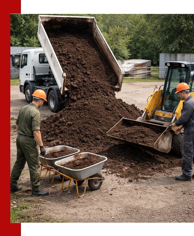 Доставка торфо-земляной смеси в Ахтубинске для огорода и ландшафта