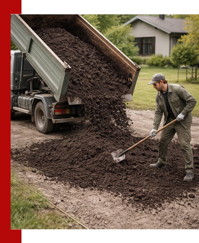 Чернозем для газона с доставкой в Ахтубинске быстро и качественно