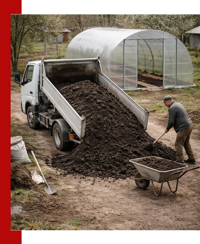 Чернозем для теплицы с доставкой в Ахтубинске