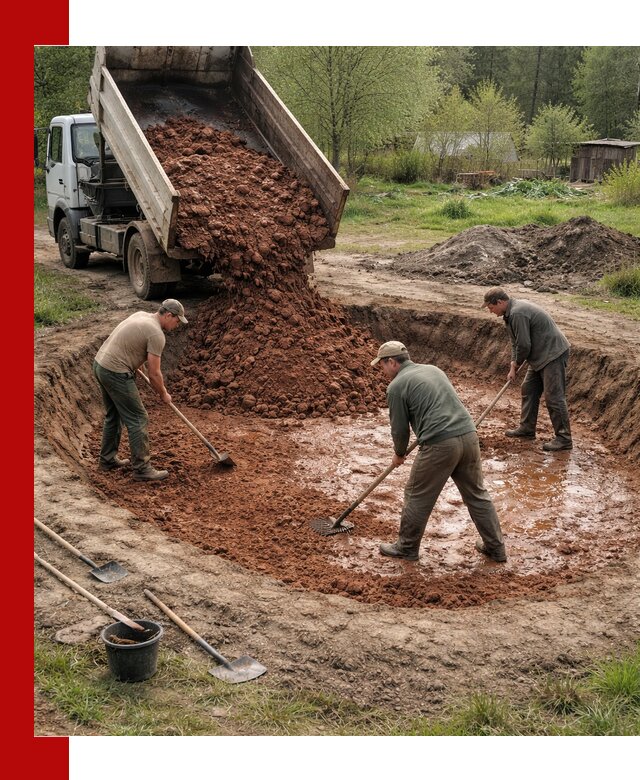 Купить качественную глину для пруда в Ахтубинске