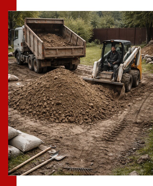 Суглинок для планировки участков в Ахтубинске с доставкой и выгрузкой