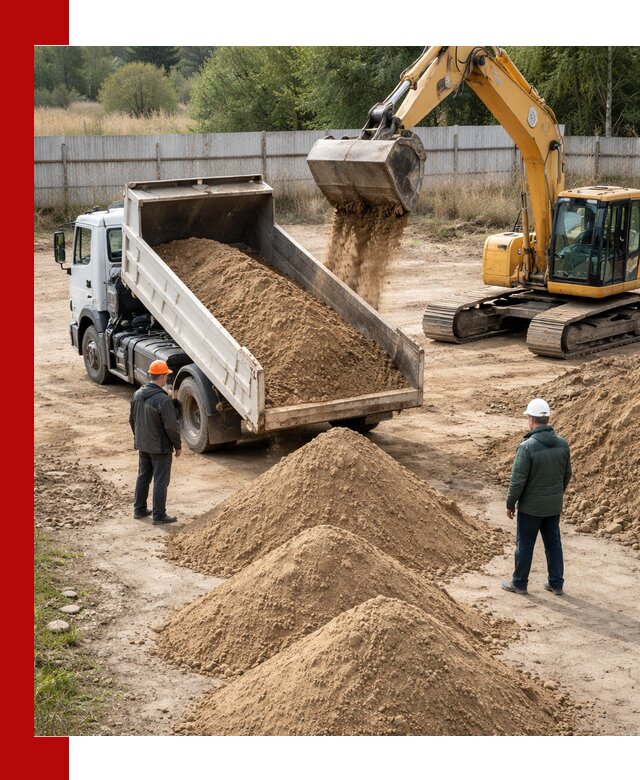 Доставка супеси вагонными и автопартиями в Ахтубинске