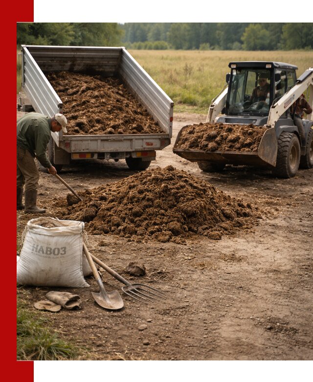 Доставка конского навоза в Ахтубинске с разгрузкой и доставкой на объект