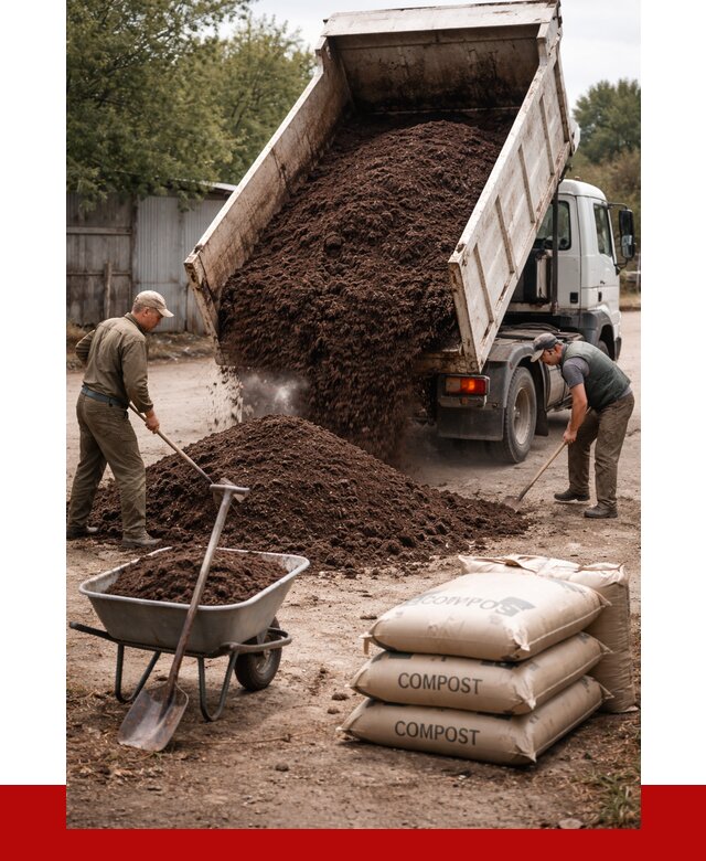 Купить компост в Ахтубинске от 4349 р. за куб с доставкой | ПРОНЕРУДХтб