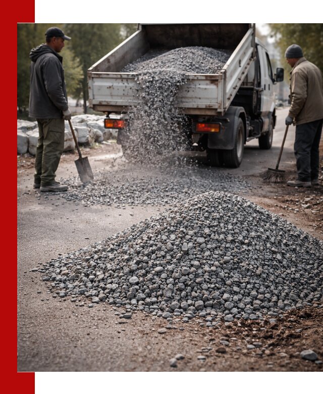 Гранитная крошка для посыпки дорог и тротуаров в Ахтубинске