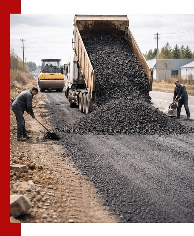 Асфальтовая крошка для дорог в Ахтубинске — поставка и доставка