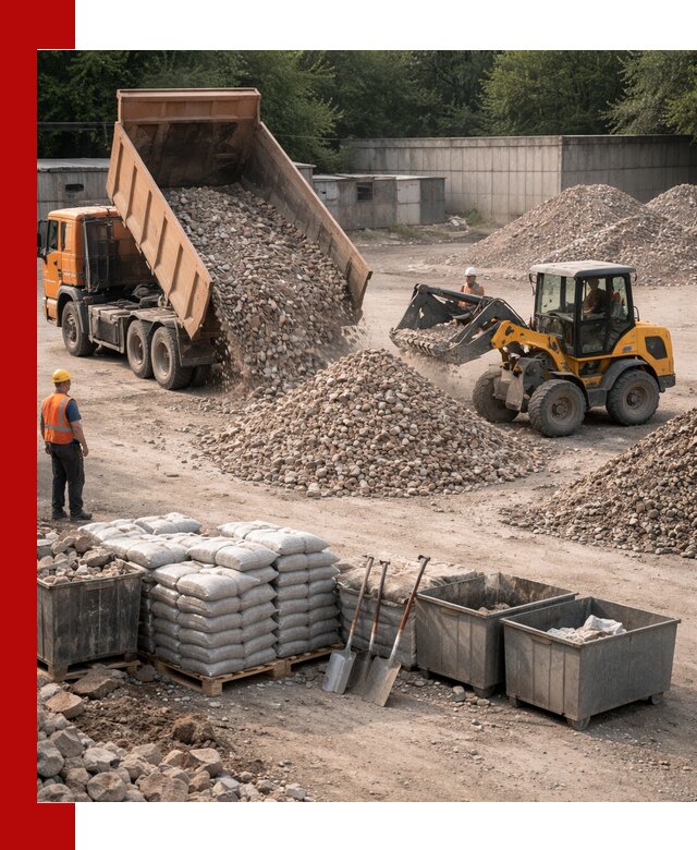 Вторичные материалы для отсыпки в Ахтубинске — поставка и доставка