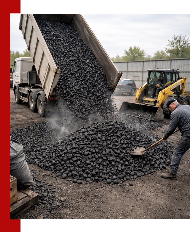 Доставка угля орех в Ахтубинске оптом и в розницу