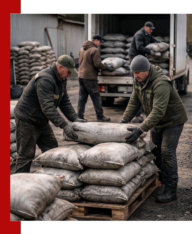 Доставка угля в мешках по выгодным ценам в Ахтубинске