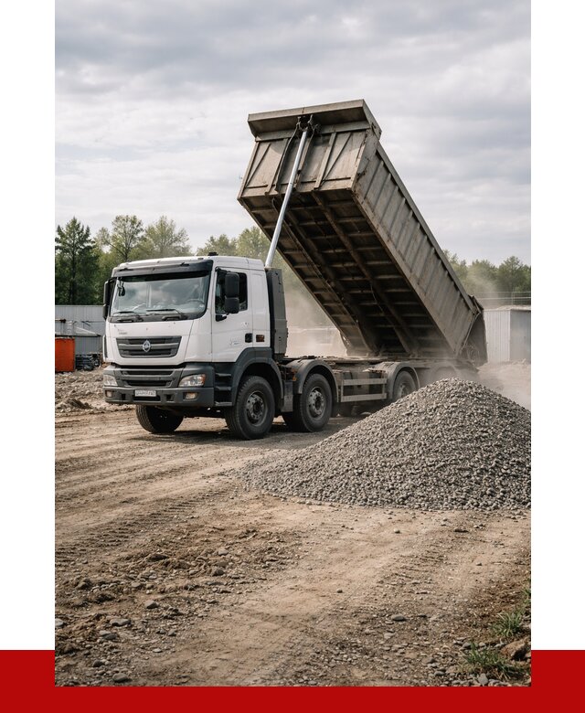 Доставка самосвалом 40 кубов в Ахтубинске от 9320 р. | ПРОНЕРУДХтб