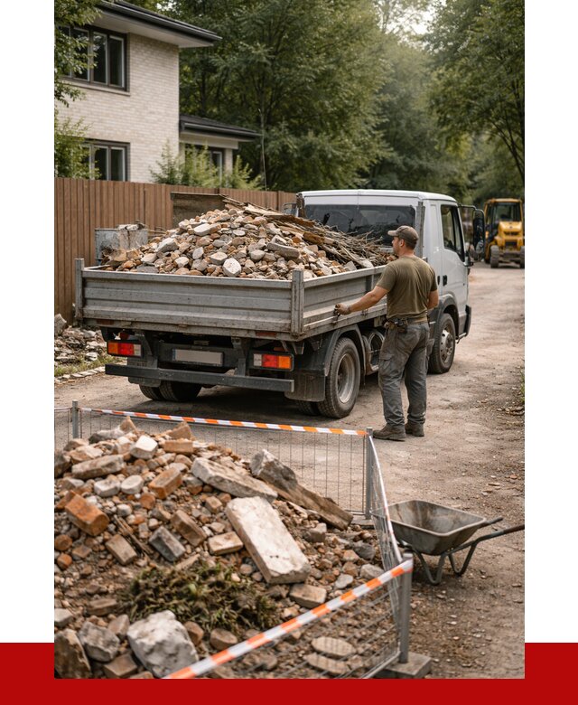 Вывоз строительного мусора с погрузкой в Ахтубинске от 7766 р | ПРОНЕРУДХтб