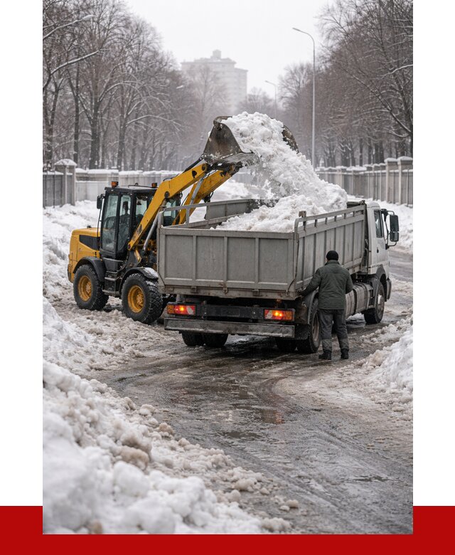 Вывоз снега с погрузкой в Ахтубинске от 3624 р. ПРОНЕРУДХтб